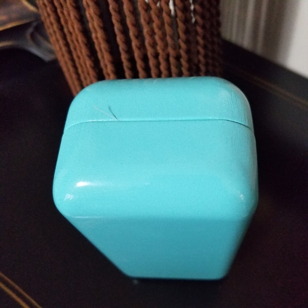 Tiffany & Co. Blue (1) Empty Sunglasses Case & (1) Empty Eyeglasses & Cloth. - Picture 6 of 13